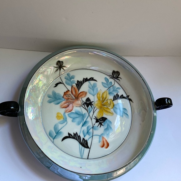 Vintage Lustreware serving dish. Beautifully hand painted. - Picture 1 of 12